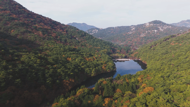 Serene mountain landscape with a river