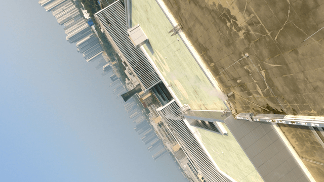 Modern cityscape with high-rise buildings