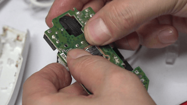 Hand taping a circuit board
