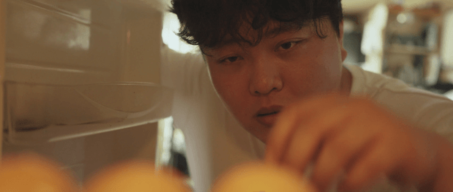 Person looking inside a refrigerator