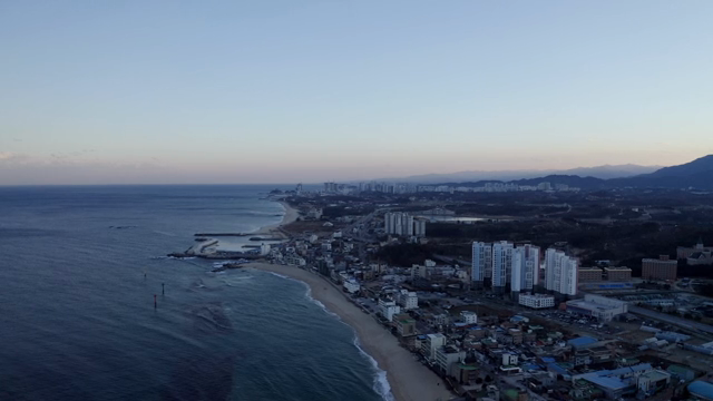바다 전망이 있는 해안 도시