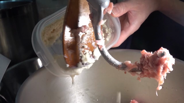 Mixing ingredients in a bowl