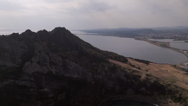 A scenic mountain with coastal views