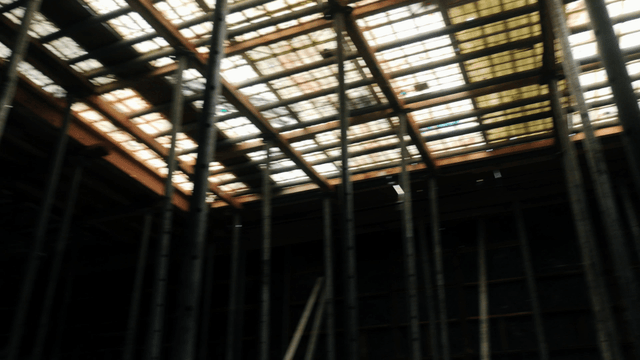 Interior of a building under construction