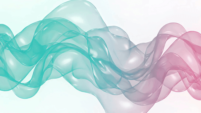 Colorful flowing abstract waves