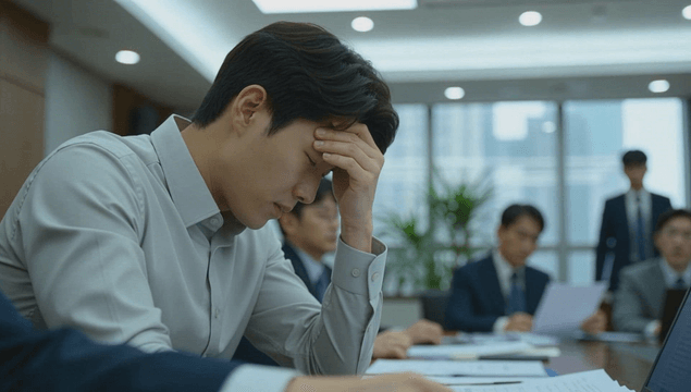 Focused business meeting in a modern office