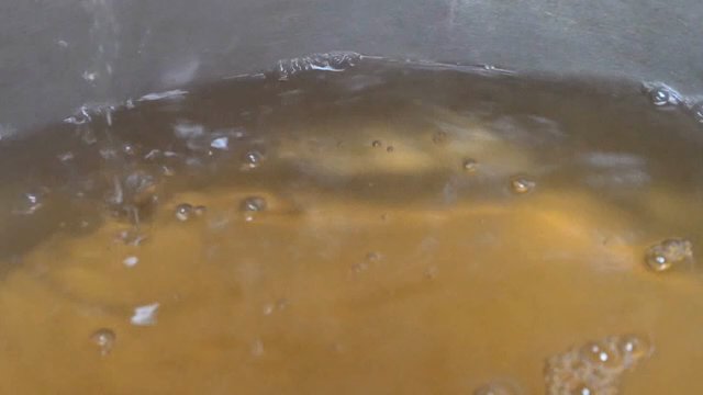 Broth boiling in a pot