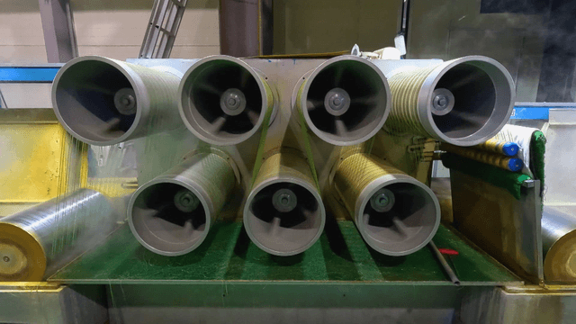 Rapidly rotating industrial machines