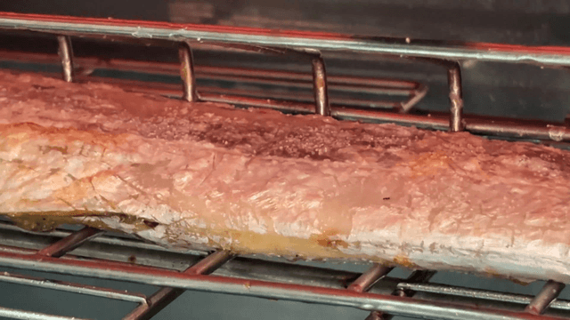 Cutlassfish roasting like frying in the oven