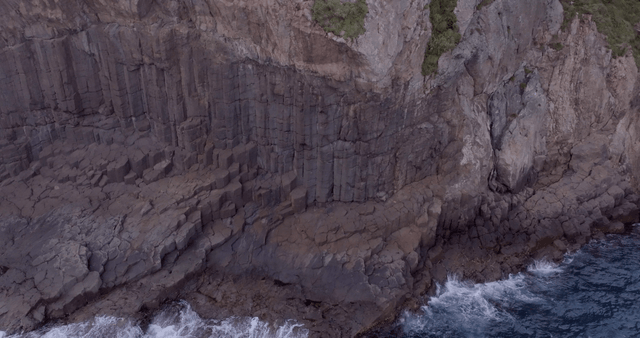 Majestic cliffs by the ocean