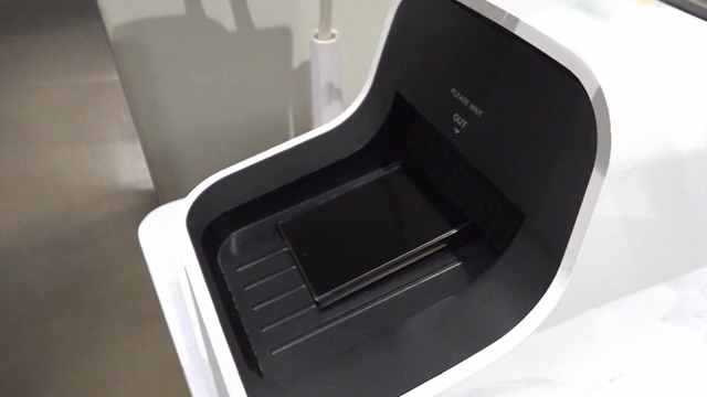 A modern device disinfecting phone