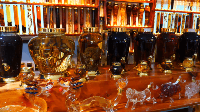 Displayed Old Infusion Liquors