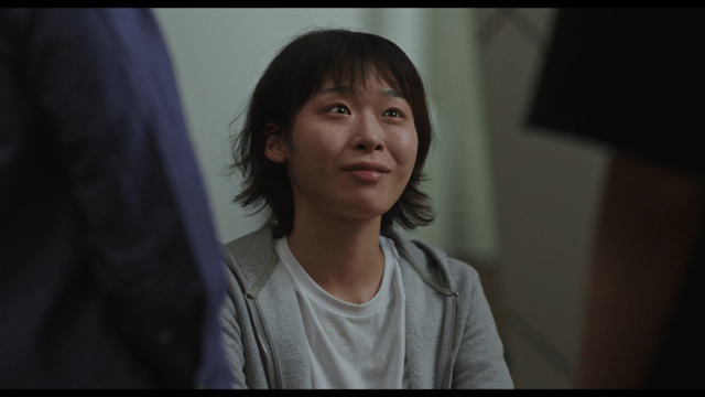 Woman feeling anxious after conversation
