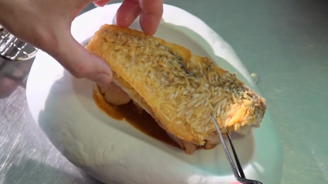Fish fry on a plate