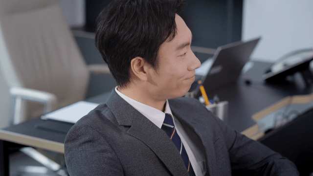 Businessman in a meeting room