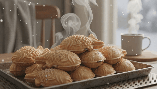 집에서 즐기는 뜨거운 붕어빵