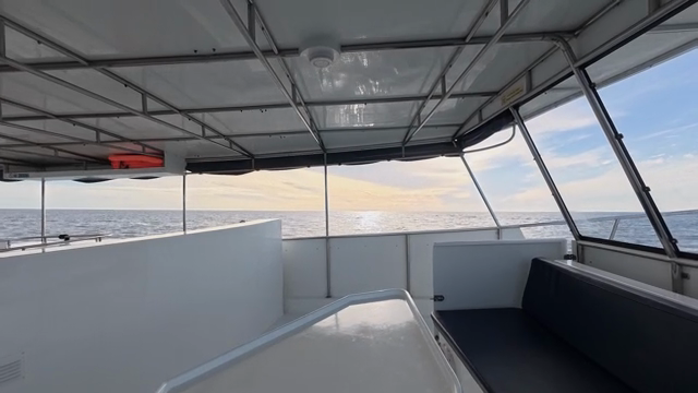 A serene view from a yacht at sea