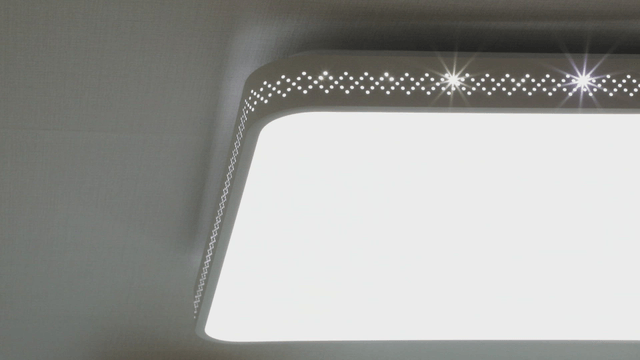 Modern ceiling light with decorative design