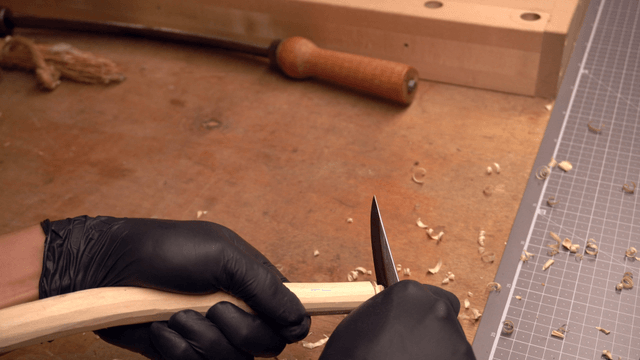 Crafting wood with precision tools