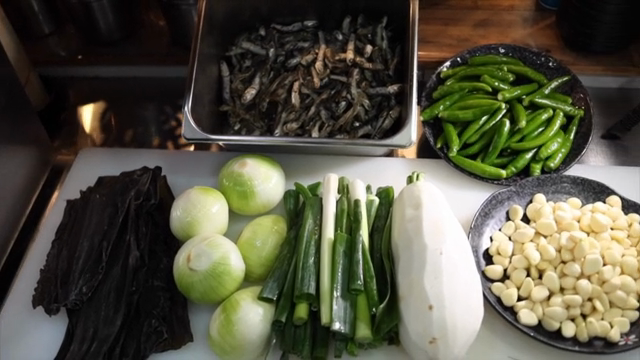 Various ingredients for Korean cooking