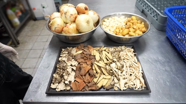 Various ingredients on a kitchen counter