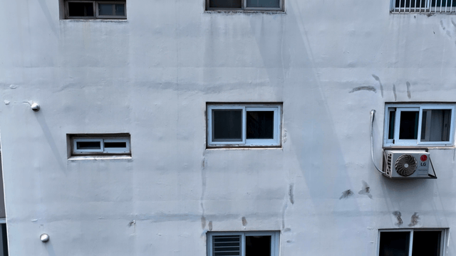Exterior of a high-rise apartment building