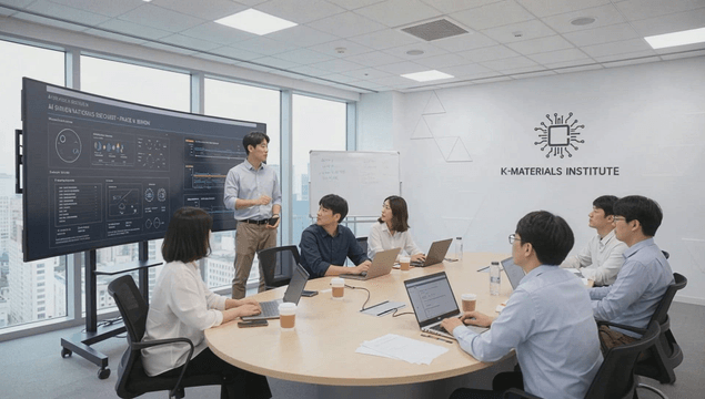 Team meeting in a modern IT company conference room