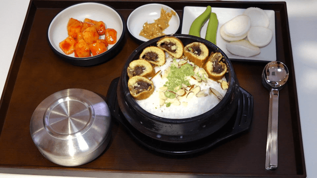 Korean-style bingsu dessert