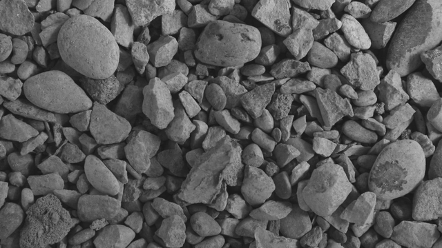Stones of various sizes and shapes