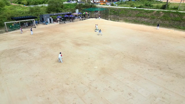 맑은 날 야구 경기