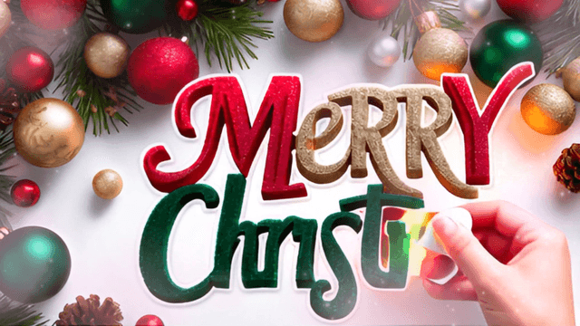 Christmas decorations with ornaments
