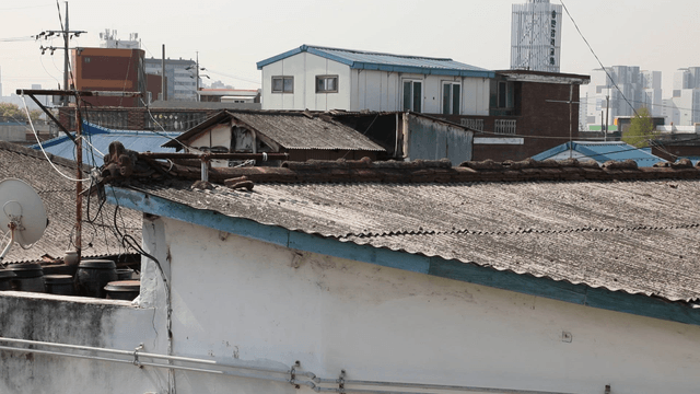 Rooftops of old houses