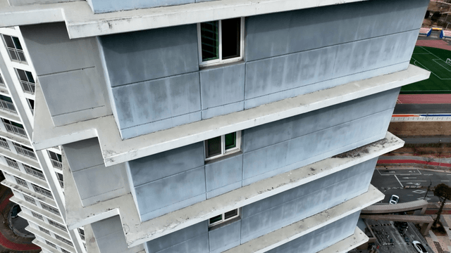 High-rise apartment building exterior