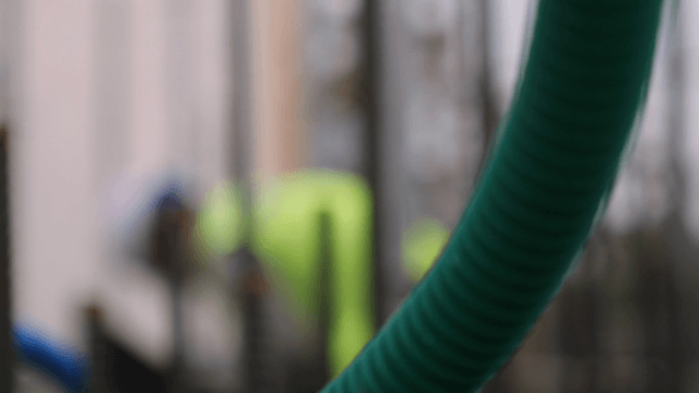 Construction worker at a building site