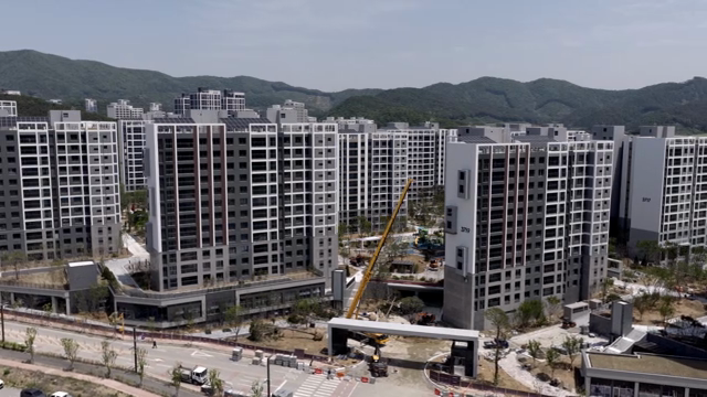 New apartment complex under construction