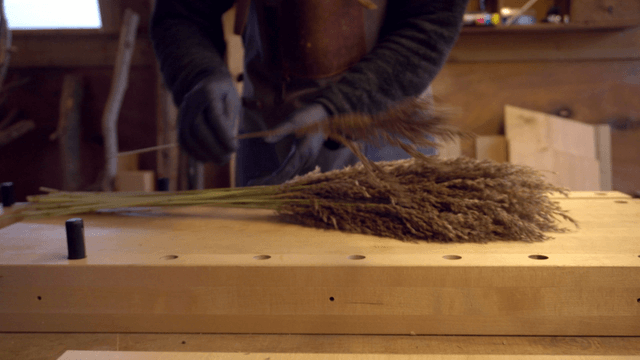 Crafting with natural materials indoors