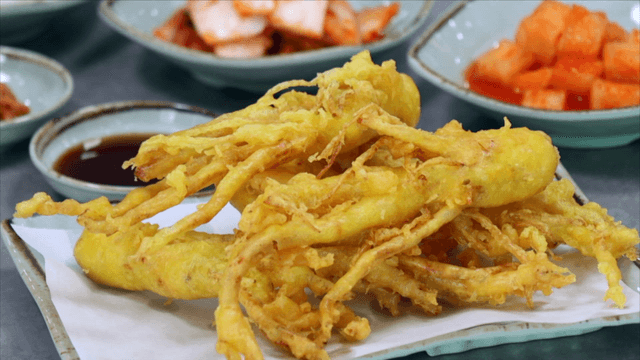 Crispy fried ginseng