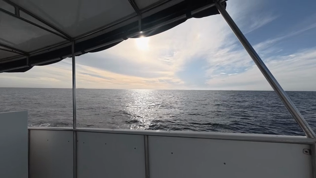 A serene ocean view from a boat