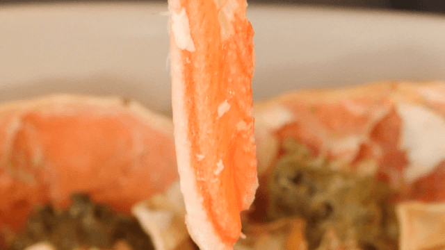 Fresh crab meat being pulled from the shell