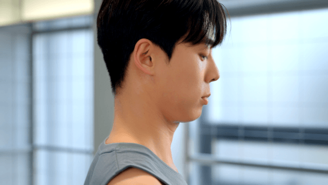 Man lifting weights in a gym