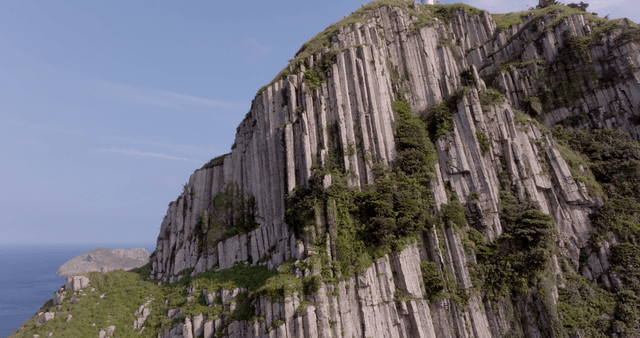 Majestic cliffs with lush greenery