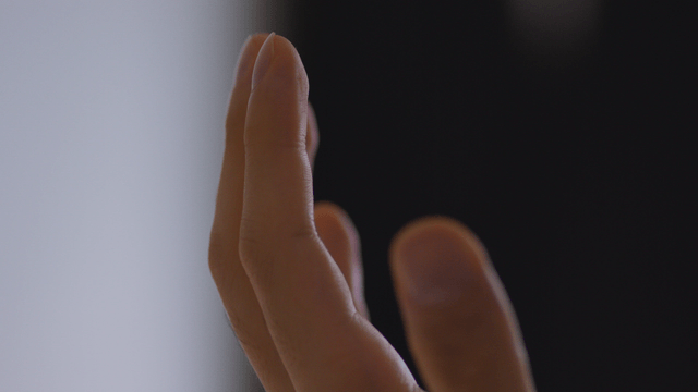 Close-up of an open hand