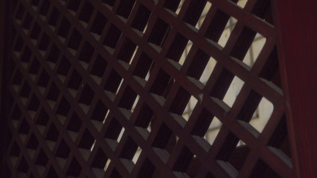 한옥 나무 격자