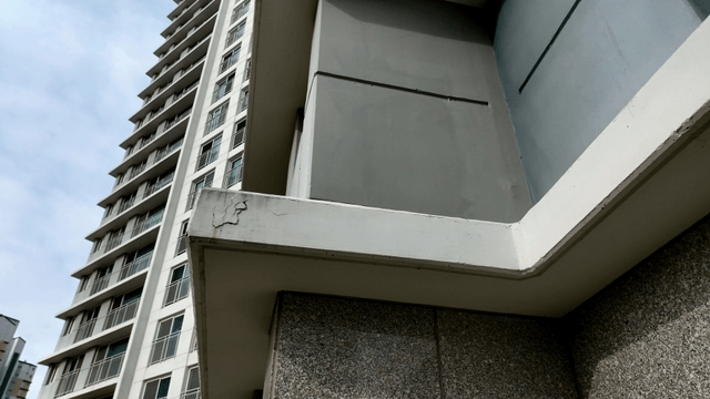 Modern high-rise building exterior