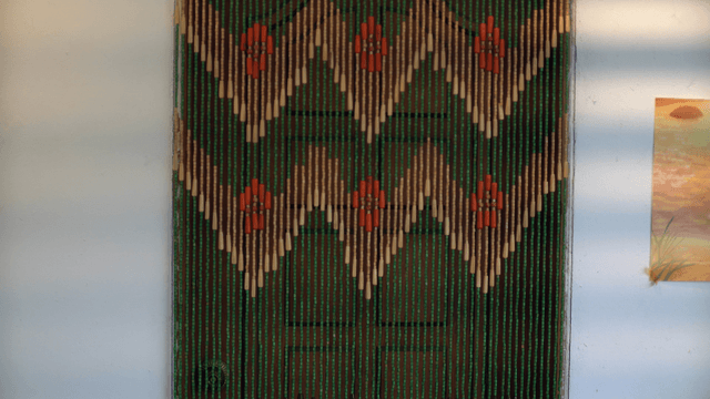 화려한 장식용 구슬 커튼