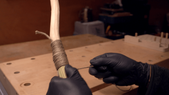Crafting a wooden tool handle