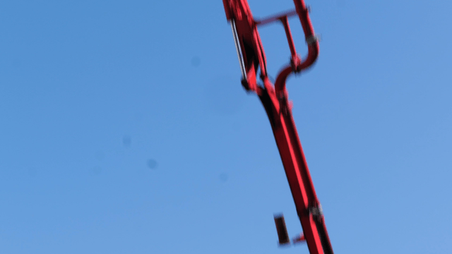 Construction workers at a building site