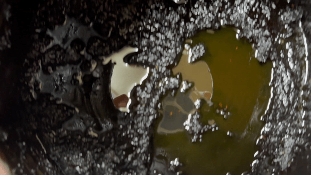 Traditional chunjang stored in a jar