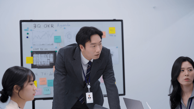 Team discussing project plans in an office
