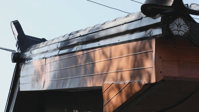 Traditional hanok roof tile